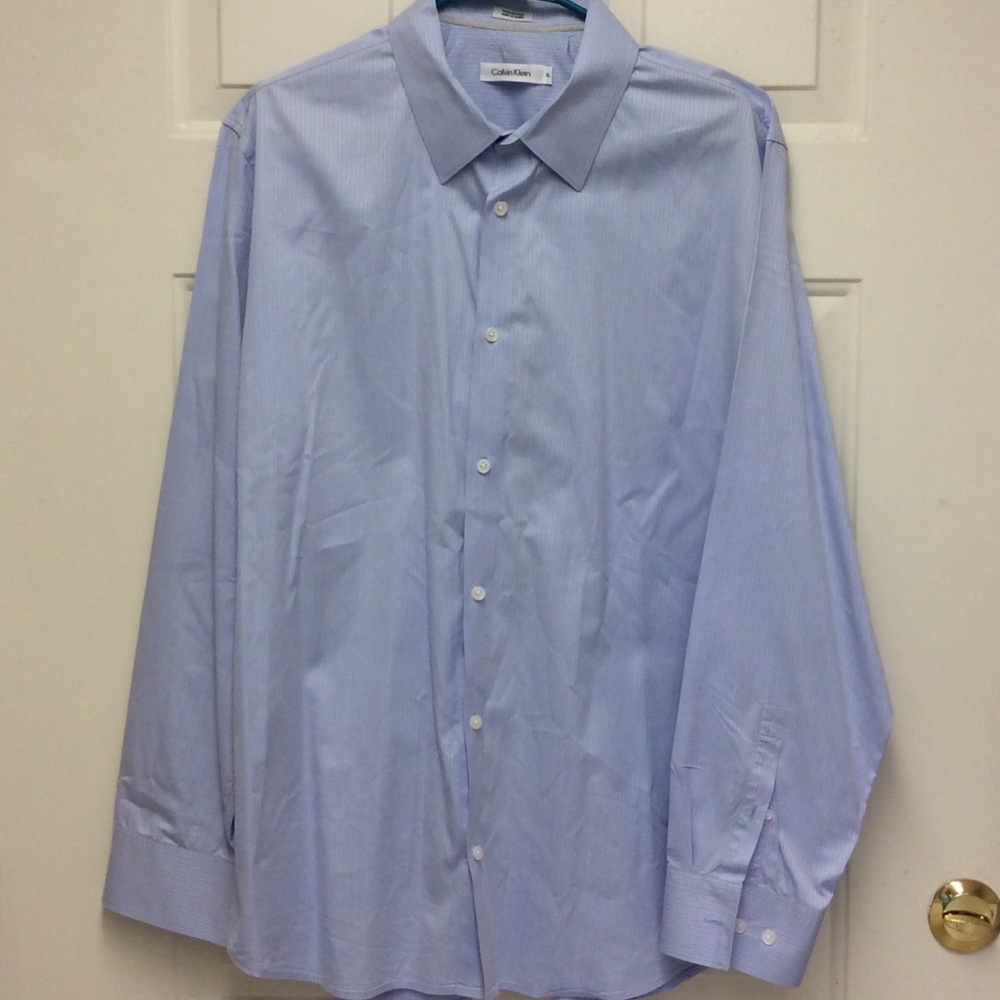 CALVIN KLEIN BUTTON DOWN DRESS SHIRT XL